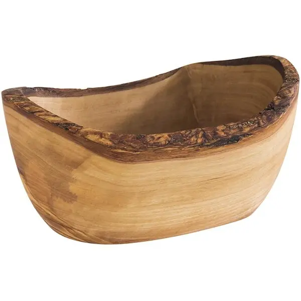 Kom | EARTH OLIVE | Olijfhout | Per Stuk | 150x90x50(h)mm