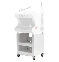 Sibread Onderstel | S4-SERIES | Wit | 2 Niveaus | Wielen (Geremd) | 670(h)mm