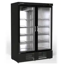Coreco Wandvriezer | EBC | Zwart | -15°C/-20°C | Geforceerd | Draaideuren | Temperatuur-/Deuralarm | 1370x735x2055(h)mm
