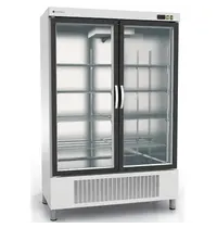 Coreco Wandvriezer | EBC | Wit | -15°C/-20°C | Geforceerd | Draaideuren | Temperatuur-/Deuralarm | 1370x735x2055(h)mm