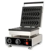 CombiSteel Wafelijzer | Enkel | Lollypopwafels (223x52x40mm) | 1.75kW (230V) | Timer | 305x430x505(h)mm