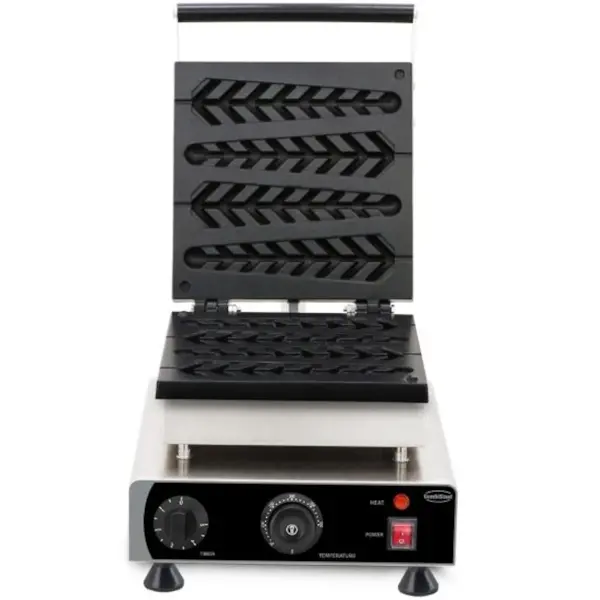 Wafelijzer | Enkel | Lollypopwafels (223x52x40mm) | 1.75kW (230V) | Timer | 305x430x505(h)mm