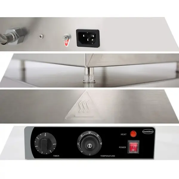Wafelijzer | Enkel | Lollypopwafels (223x52x40mm) | 1.75kW (230V) | Timer | 305x430x505(h)mm