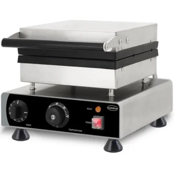 Wafelijzer | Enkel | Stroopwafels (250x250x3mm) | 1.75kW (230V) | Timer | 305x430x505(h)mm