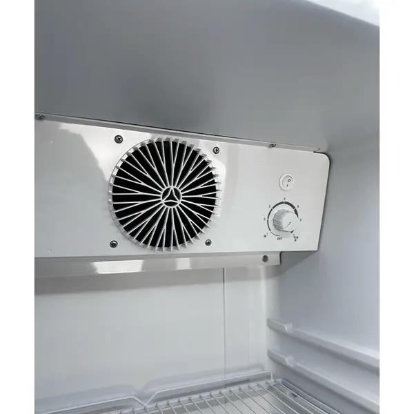 Koelkast | PIB | 240L | Zwart | +1°C/+10°C | Geforceerd | Wielen | 540x560x1525(h)mm