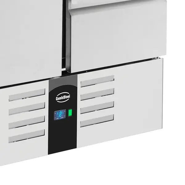 Koelwerkbank | COMPACT LINE | 257L | 1 Deur + 2 Laden (1/1 GN) | +2°C/+8°C | Statisch + Ventilator | 900x700x875(h)mm