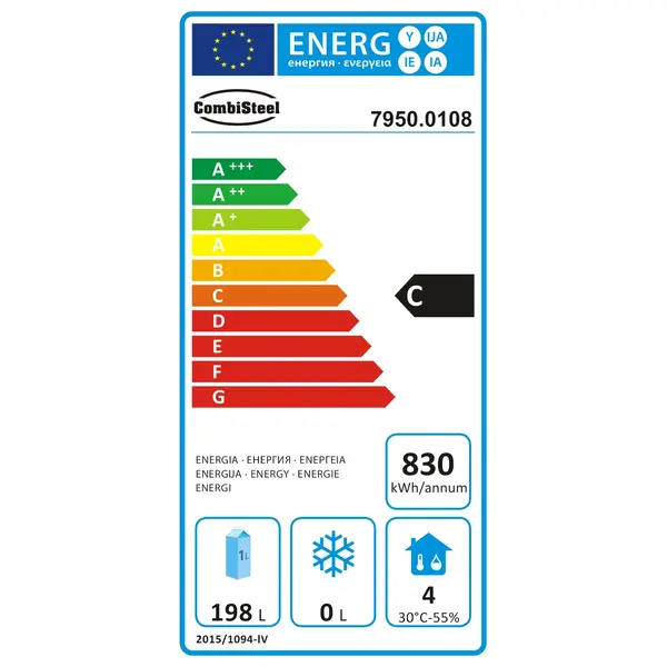 Koelwerkbank | COMPACT LINE | 257L | 1 Deur + 2 Laden (1/1 GN) | +2°C/+8°C | Statisch + Ventilator | 900x700x875(h)mm