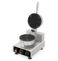CombiSteel Wafelijzer | Enkel | Hartvormige Wafels (87x80x14mm) | 1kW (230V) | Timer | 450x250x270(h)mm