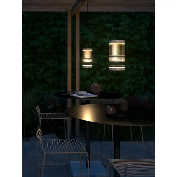 Hanglamp | COUPAR | Zandkleur | Ø130x250(h)mm