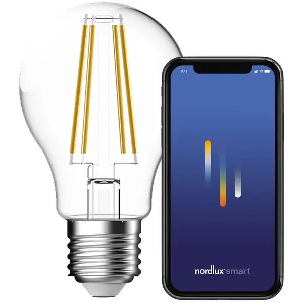 Lichtbron | SMART | E27 | LED | Wittinten (2200 t/m 6500K) | 600 Lumen | Per Stuk | Dimbaar | App | Ø60x104(h)mm