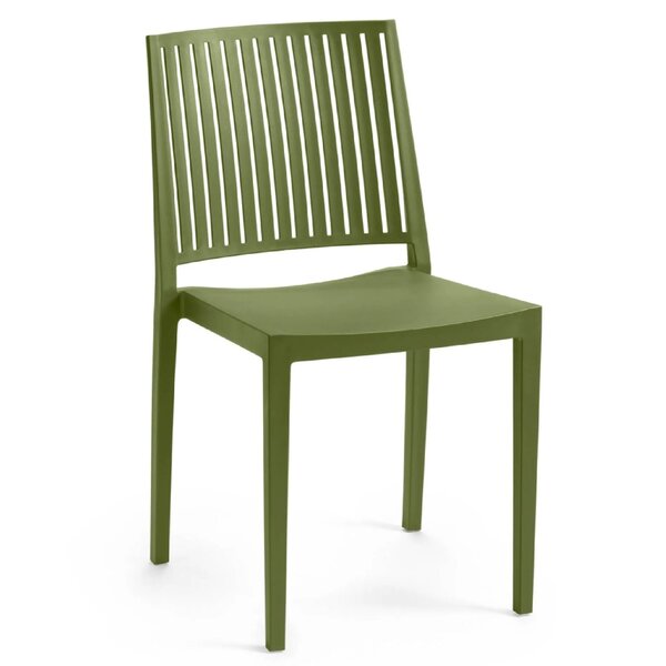 Stoel | Kunststof | Groen | In-/Outdoor | 430x560x820(h)mm