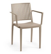 E.R.S. Stoel | Kunststof | Taupe | In-/Outdoor | 570x560x820(h)mm 