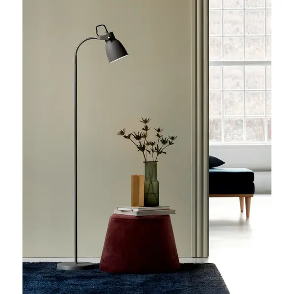 Vloerlamp | ADRIAN | Grijs | Ø125x1430(h)mm