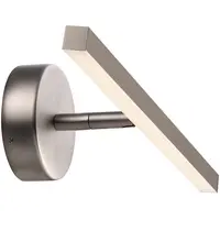 Nordlux Wandlamp | IP | Staal (Geborsteld) | Incl. Lichtbron | 403x90(h)mm 