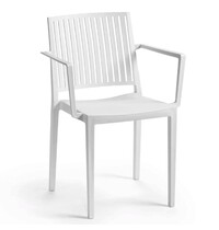 E.R.S. Stoel | Kunststof | Wit | In-/Outdoor | 570x560x820(h)mm 