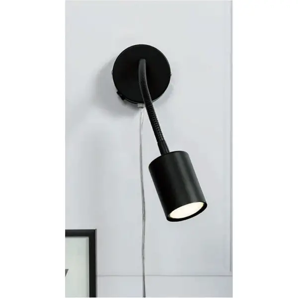 Wandlamp | EXPLORE FLEX | Zwart | 55x80(h)mm