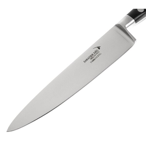 Koksmes | RVS | Zwart | Lengte 257mm