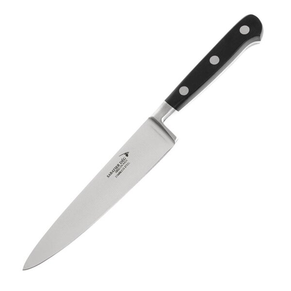 Koksmes | RVS | Zwart | Lengte 257mm