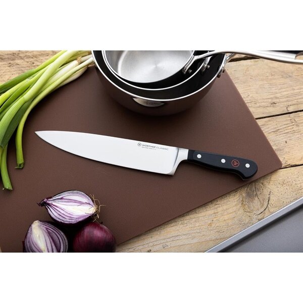Koksmes | CLASSIC | RVS | Zwart | Lengte 230mm