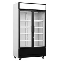 CombiSteel Koelkast | 750L | Zwart/Wit | +1°C/+10°C | Geforceerd | Draaideuren | Wielen (Geremd) | 1120x610x1973(h)mm