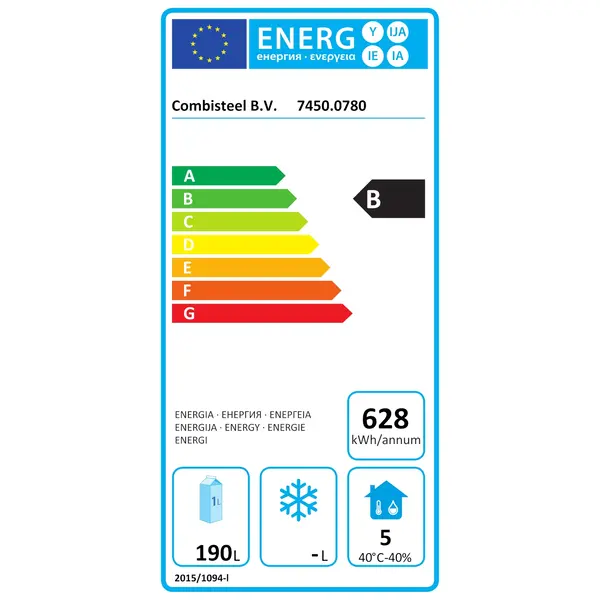 Koelwerkbank | STANDARD LINE | 282L | 2 Deuren (1/1 GN) | -2°C/+8°C | Geforceerd | Achteropstand | 1360x700x850/950(h)mm