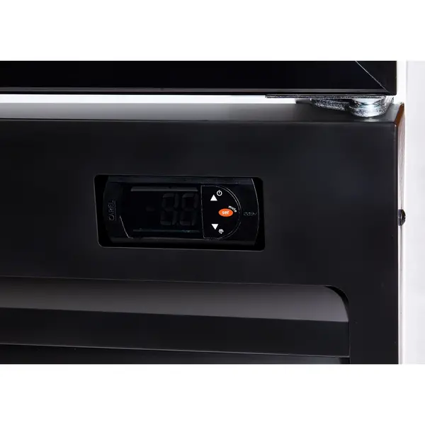 Koelkast | 750L | Zwart/Wit | +2°C/+10°C | Geforceerd | Draaideuren | Wielen (Geremd) | 1120x610x1965(h)mm