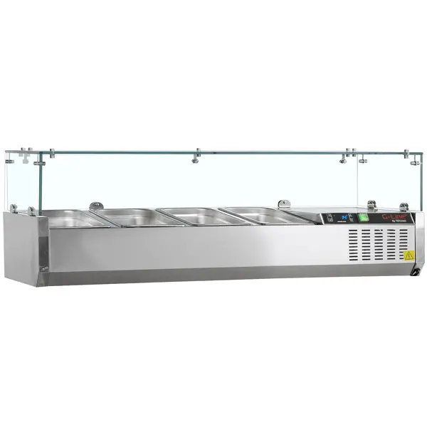 Opzetkoelvitrine | G-Line | 5x 1/4 GN | +2°C/+8°C | 1200x335x448(h)mm