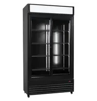 CombiSteel Koelkast | 780L | Zwart | +2°C/+10°C | Geforceerd | Schuifdeuren | Wielen (Geremd) | 1120x595x2100(h)mm 