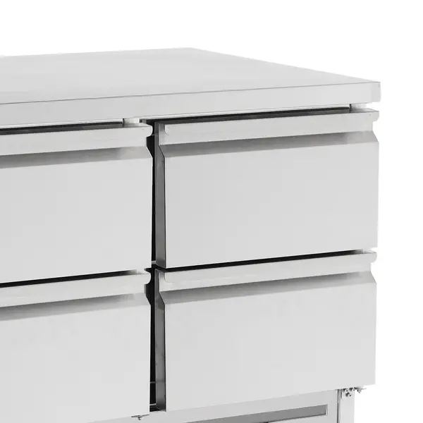 Koelwerkbank | COMPACT LINE | 400L | 6 Laden | +2°C/+8°C | Statisch + Ventilator | 1365x700x875(h)mm