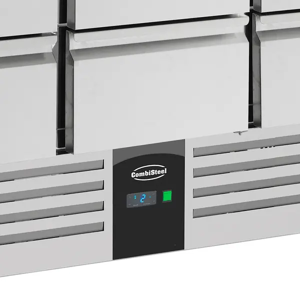 Koelwerkbank | COMPACT LINE | 400L | 6 Laden | +2°C/+8°C | Statisch + Ventilator | 1365x700x875(h)mm