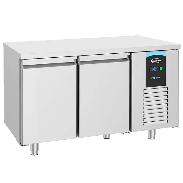 Koelwerkbank | ENERGY LINE | Energiezuinig | 281L | 2 Deuren (1/1 GN) | -2°C/+8°C | Geforceerd | 1400x700x850(h)mm