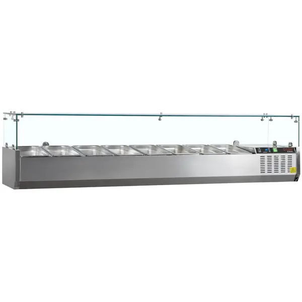 Opzetkoelvitrine | G-Line | 8x 1/4 GN | +2°C/+8°C | 1800x335x448(h)mm