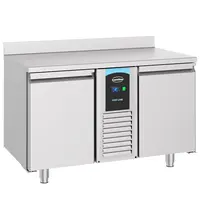 CombiSteel Koelwerkbank | ENERGY LINE | Energiezuinig | 281L | 2 Deuren (1/1 GN) | -2°C/+8°C | Geforceerd | Achteropstand | 1300x700x860(h)mm