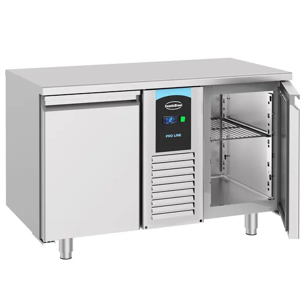 Koelwerkbank | ENERGY LINE | Energiezuinig | 281L | 2 Deuren (1/1 GN) | -2°C/+8°C | Geforceerd | 1300x700x850(h)mm