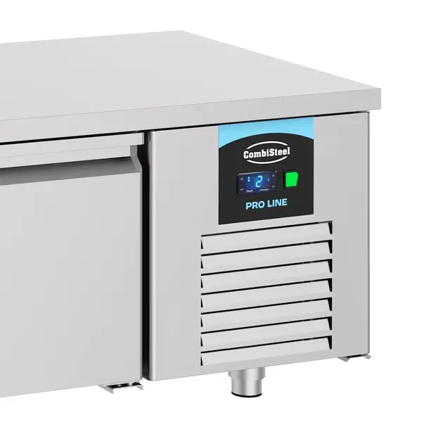 Koelwerkbank | PRO LINE | Laag Model | 280L | 3 Deuren (1/1 GN) | -2°C/+8°C | Geforceerd | 1600x700x600(h)mm