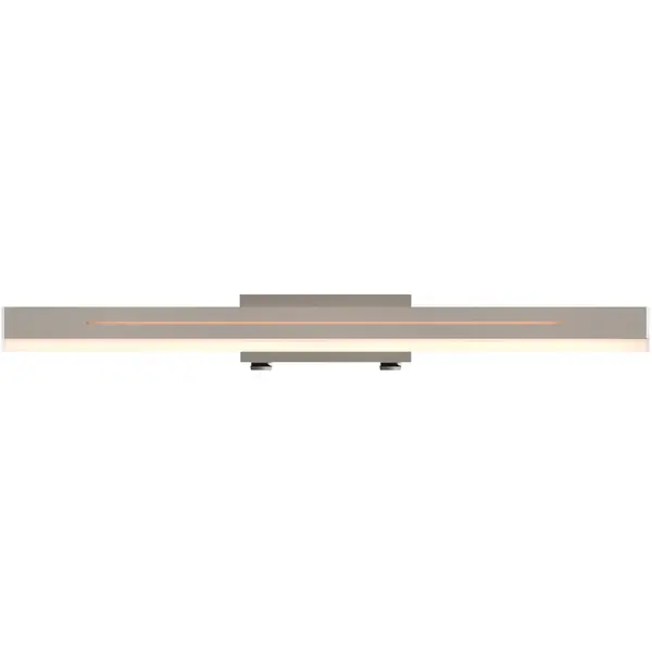 Wandlamp | OTIS | Nikkel (Geborsteld) | Incl. Lichtbron (Dimbaar) | 600x72(h)mm