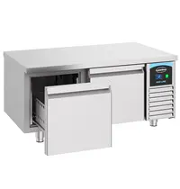 CombiSteel Koelwerkbank | PRO LINE | Laag Model | 180L | 2 Laden (1/1 GN) | -2°C/+8°C | Geforceerd | 1200x700x600(h)mm 