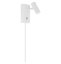 Nordlux Wandlamp | OMARI | Wit | Incl. Lichtbron (Dimbaar) | Ø30x120(h)mm 