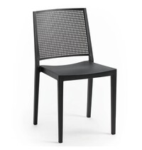 E.R.S. Stoel | Kunststof | Zwart | In-/Outdoor | 450x540x830(h)mm