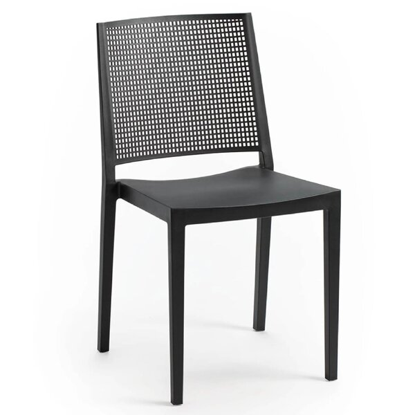 Stoel | Kunststof | Zwart | In-/Outdoor | 450x540x830(h)mm
