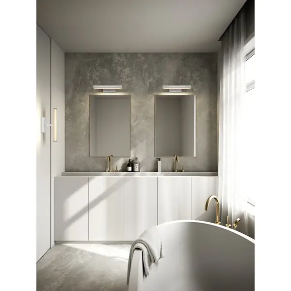 Wandlamp | OTIS | Wit | Incl. Lichtbron (Dimbaar) | 400x75(h)mm