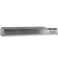Tefcold Opzetkoelvitrine | G-LINE | 10x 1/4 GN | +2°C/+8°C | 2000x335x289(h)mm
