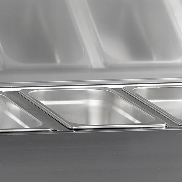 Opzetkoelvitrine | G-Line | 7x 1/4 GN | +2°C/+8°C | 1600x335x289(h)mm
