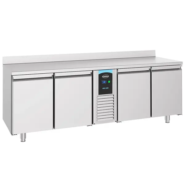 Koelwerkbank | ENERGY LINE | Energiezuinig | 632L | 4 Deuren (1/1 GN) | -2°C/+8°C | Geforceerd | Achteropstand | 2270x700x850/950(h)mm