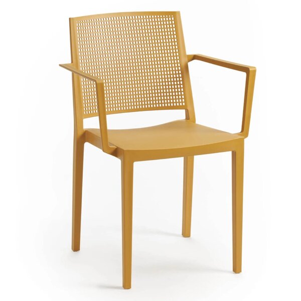 Stoel | Kunststof | Zandkleurig | In-/Outdoor | 570x540x830(h)mm