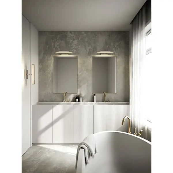 Wandlamp | OTIS | Chroom | Incl. Lichtbron (Dimbaar) | 400x75(h)mm