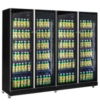 CombiSteel Koelkast | 1608L | Zwart | +2°C/+10°C | Geforceerd | Draaideuren | Wielen (Geremd) | 2240x600x1980(h)mm 