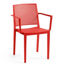 E.R.S. Stoel | Kunststof | Rood | In-/Outdoor | 570x540x830(h)mm