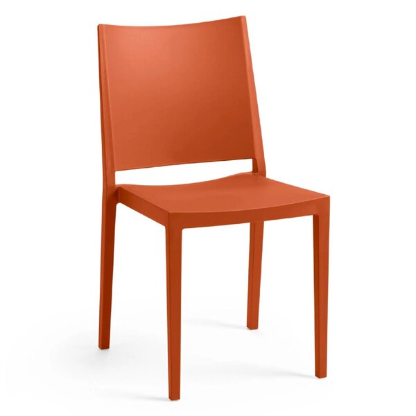 Stoel | Kunststof | Oranje | In-/Outdoor | 450x540x830(h)mm
