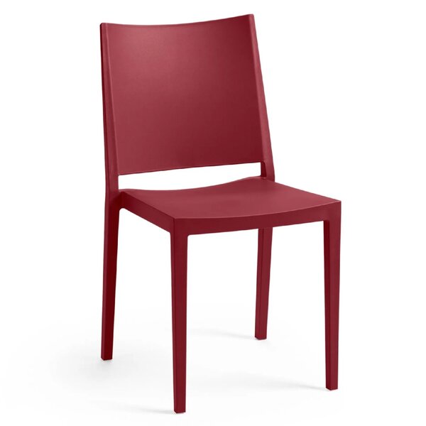 Stoel | Kunststof | Rood | In-/Outdoor | 450x540x830(h)mm